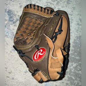 Rawlings Brown and Tan Baseball Glove